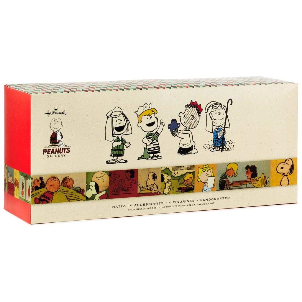 Hallmark Glad Tidings Peanuts® Nativity Additional Characters Set Figurines Movies & Tv,Religious