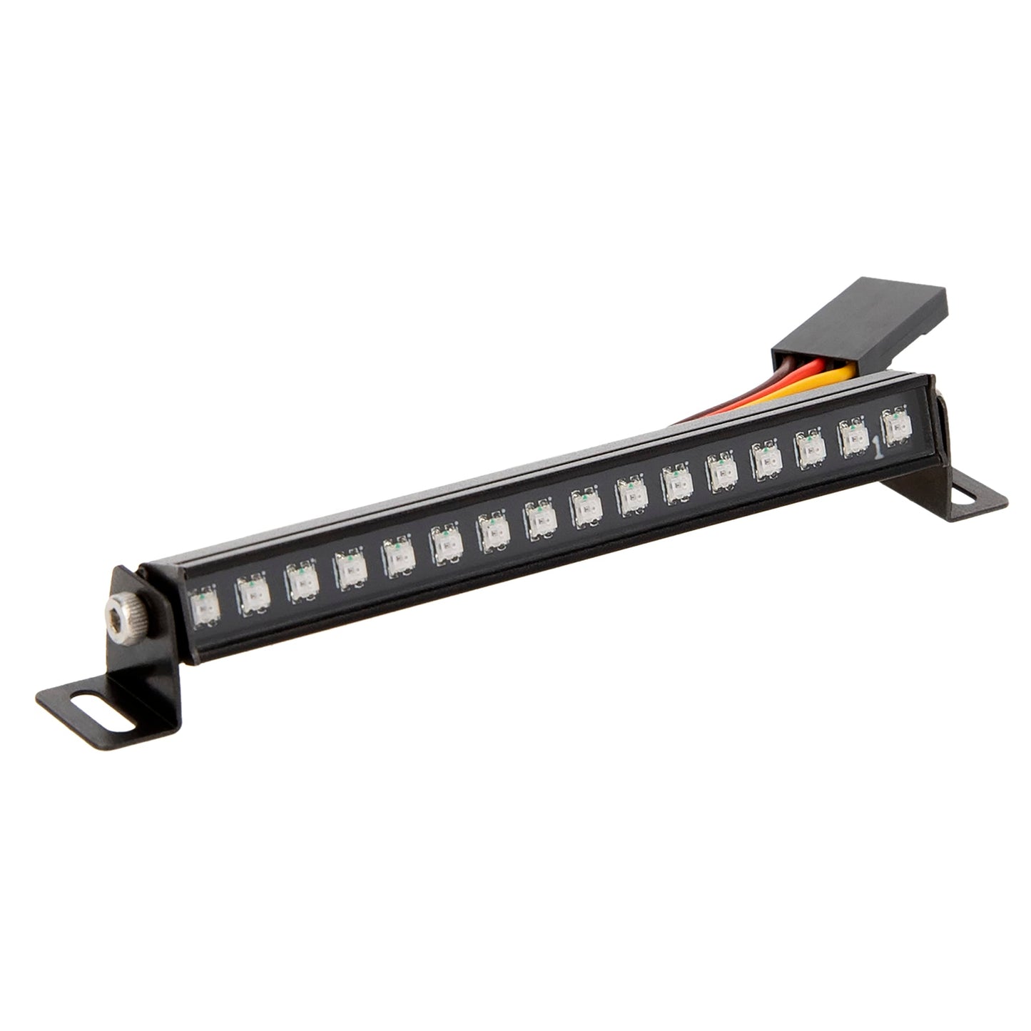 MEUS Racing TRX4M Roof Light Bar with 16 Beads 8 Light Modes for TRX4M Defender Bronco K10 F150 1/18 RC Crawler Upgrade Parts(Ro