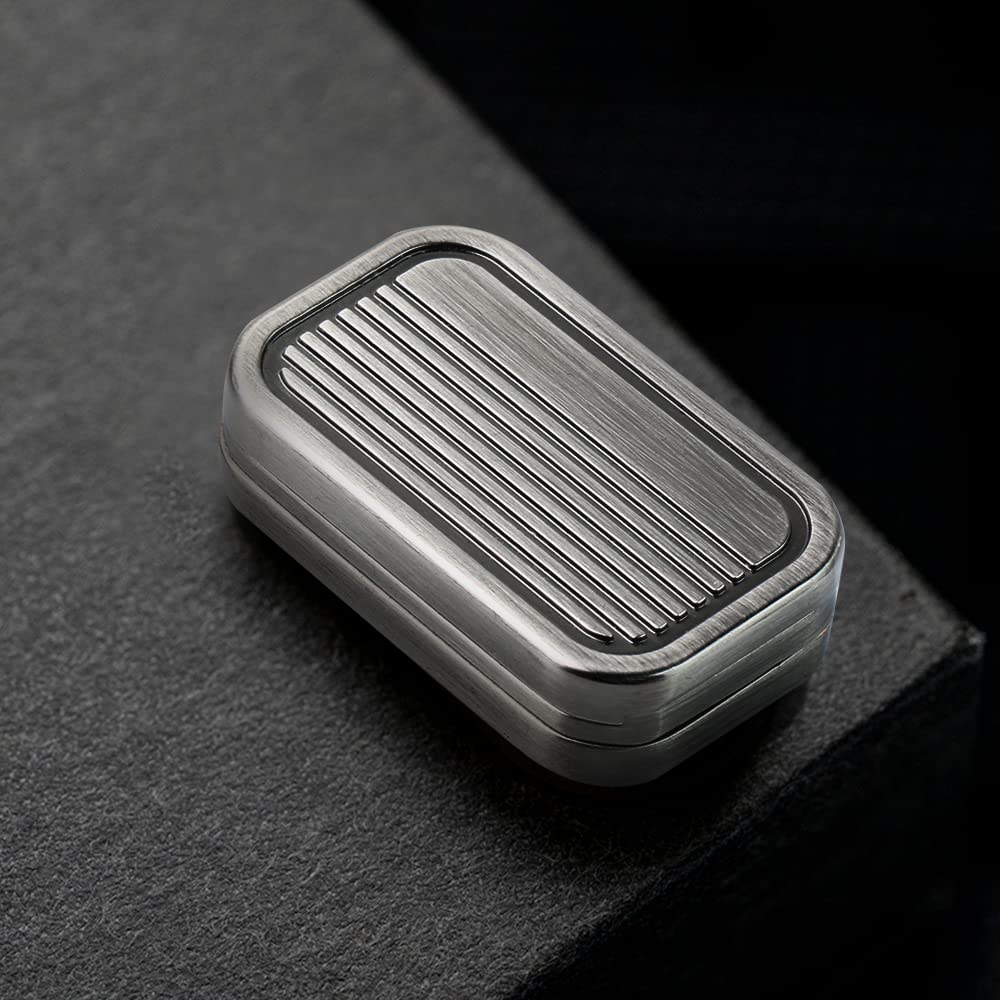 Magnetic Metal Fidget Toys - Metal Push Card Fidget Slider Stress Relief Toy Men?s EDC Toy Fidget Toy Haptic Coin Office Desk Toys Gifts for Boyfriend and Father (CP-3)