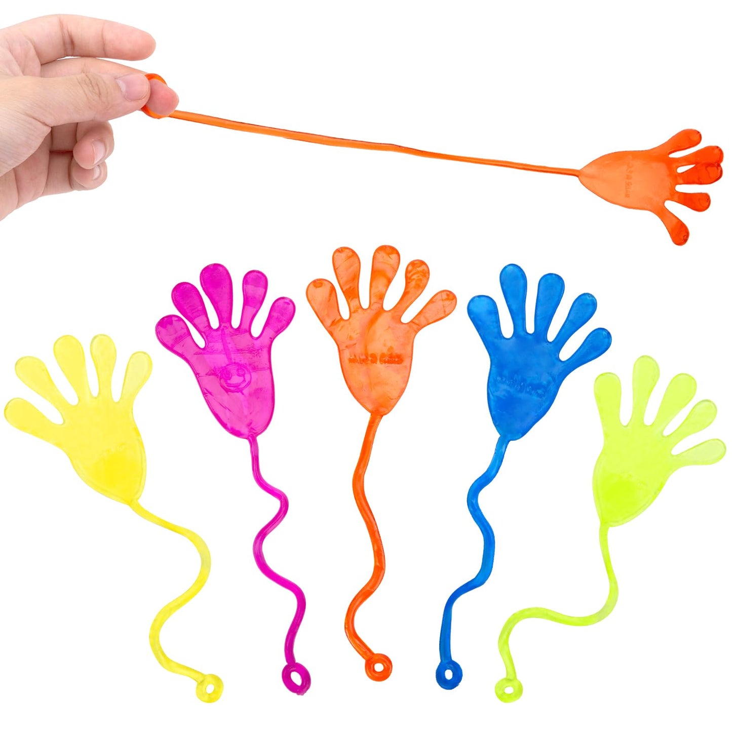 Shindel 24Pcs Sticky Hands, Sticky Hands For Kids Party Favors Goodie Bags Stuffers, For Kids Easter Party Favors, Egg Hunt Filler