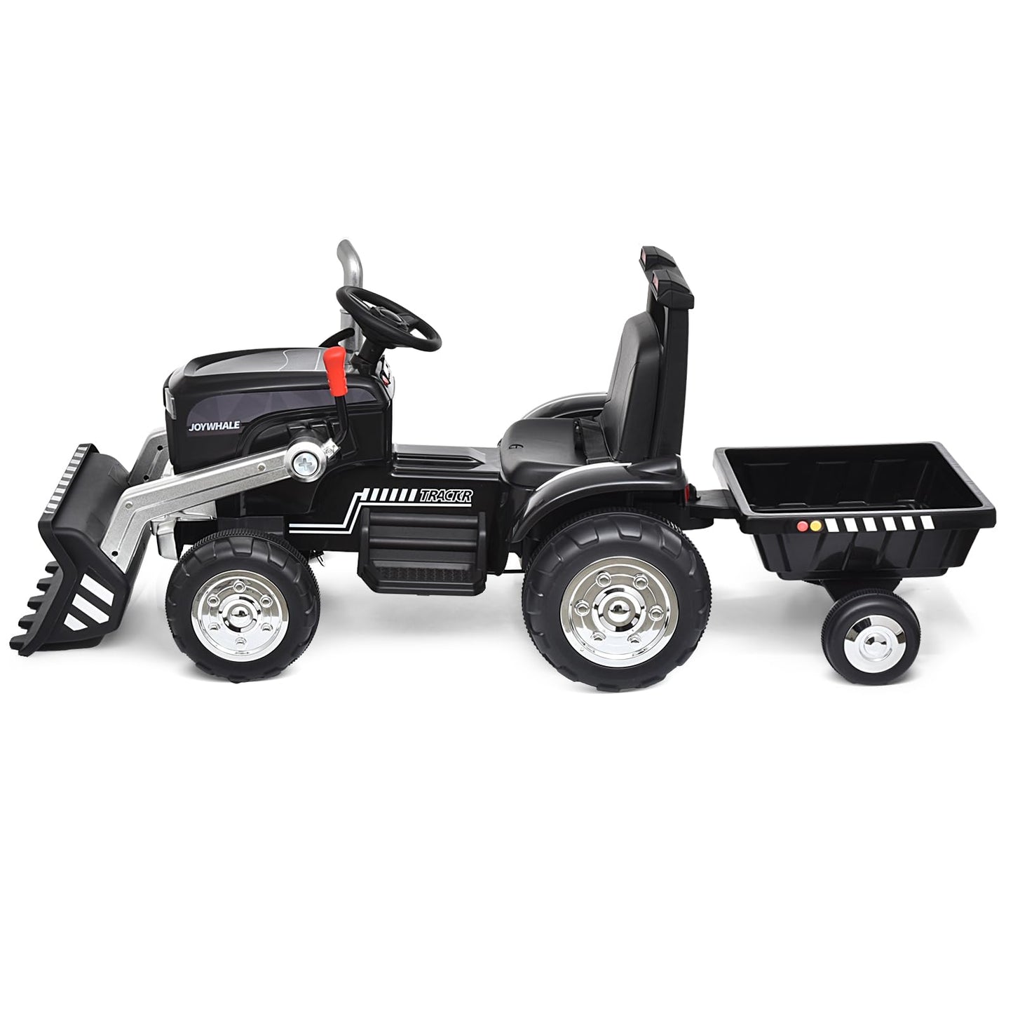 Joywhale 12V Kids Ride on Tractor Electric Excavator Battery Powered Motorized Car for Kids Ages 3-6, with Front Loader, Digging