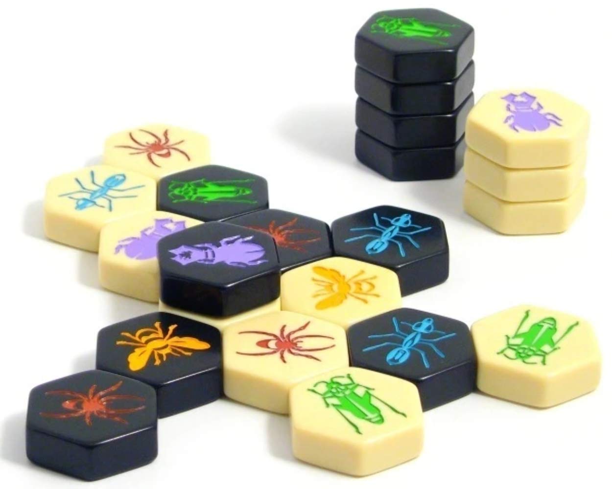 Huch & Friends Hive Game - Multicolor Plastic Board Game, Model 5525890, Endless Possibilities for Fun