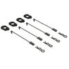 ARRMA Body Clip Retainers, Black (4): 1/5 Scale, ARA390294, Small