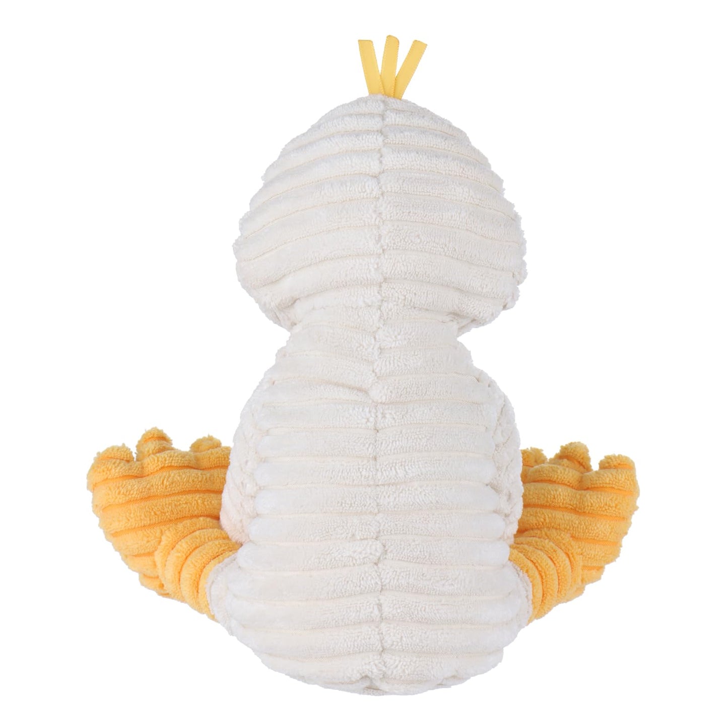Apricot Lamb Toys Plush White Corduroy Duck With Thin Foot Stuffed Animal Soft Cuddly Perfect For Kids