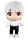 Great Eastern Entertainment Evangelion Kaworu Nagisa Plush - 8" Movable, Multi-Color, Polyester
