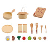 bnf Wooden Play Cooking Set Realistic Educational Toy Pretend Food Play for Kids|Toys & Hobbies | Preschool Toys & Pretend Play