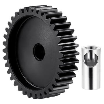 BRKRC Steel 32P 5mm Pinion Gear 25T 26T 28T 29T 30T 31T 32T 33T 34T 35T 36T 37T 38T Motor Gears for 1/10 1/8 RC Car Parts (36T)