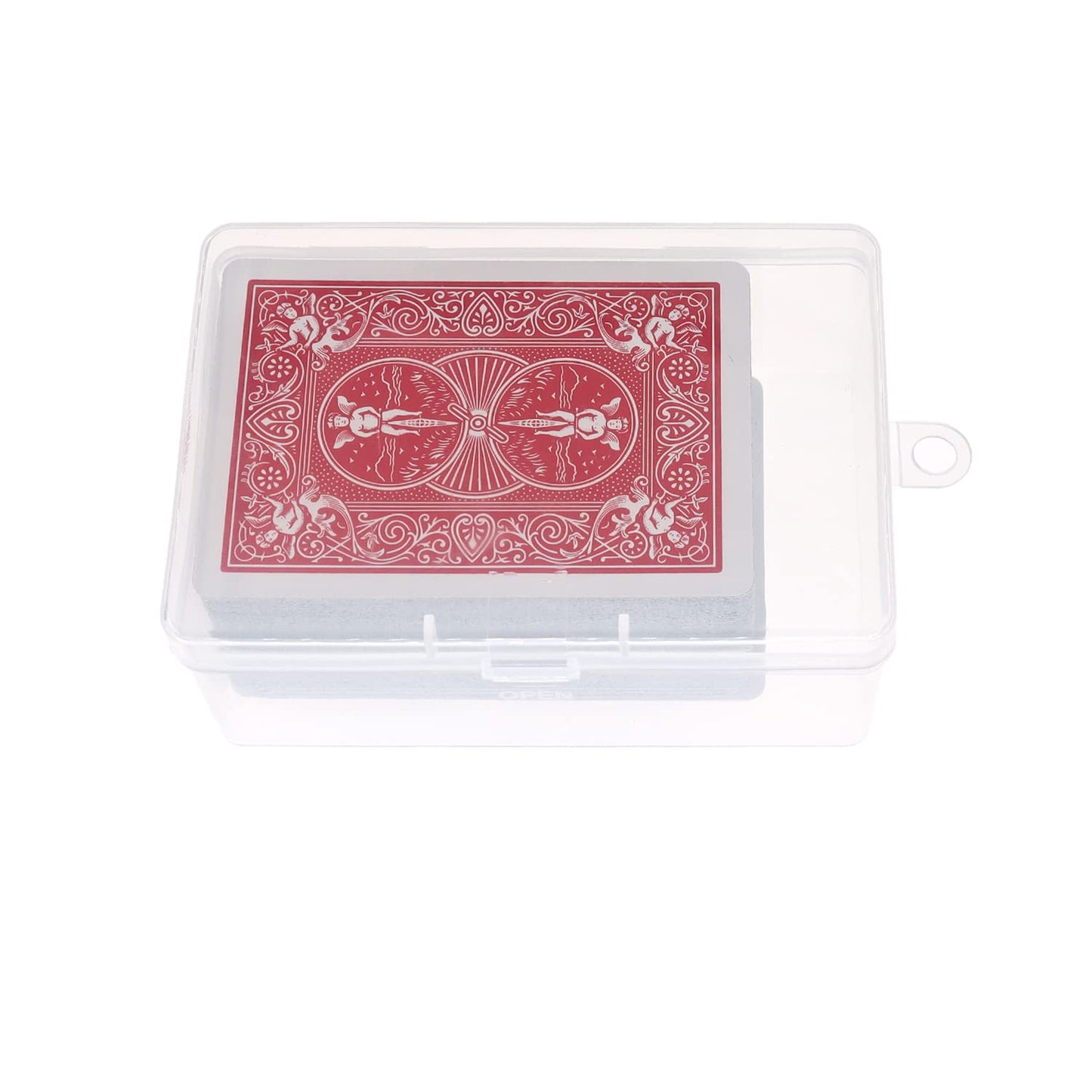 4Pcs Plastic Uno Card Case Box Holder Designed For 112Pcs Classic Mattel Uno Card Game, High Capacity Playing Card Case Box Storage (No Cards)