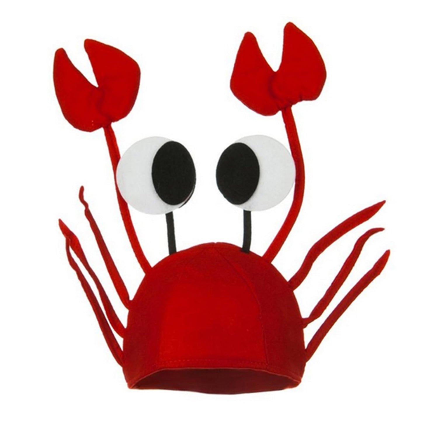 ZHHENIALY Crab Hat Set- Funny Party Hats Dress Up Crazy Theme Party Roleplay Hats Set Novelty 3D Crab Hat for Unisex (Crab Hat O