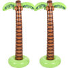 The Dreidel Company Inflatable Palm Tree Luau Decorations, Large 5.5 Ft, Tiki Pool Parties, Beach Party, Birthday Event, Outdoor Swimming, 66' Tall (2-Pack)
