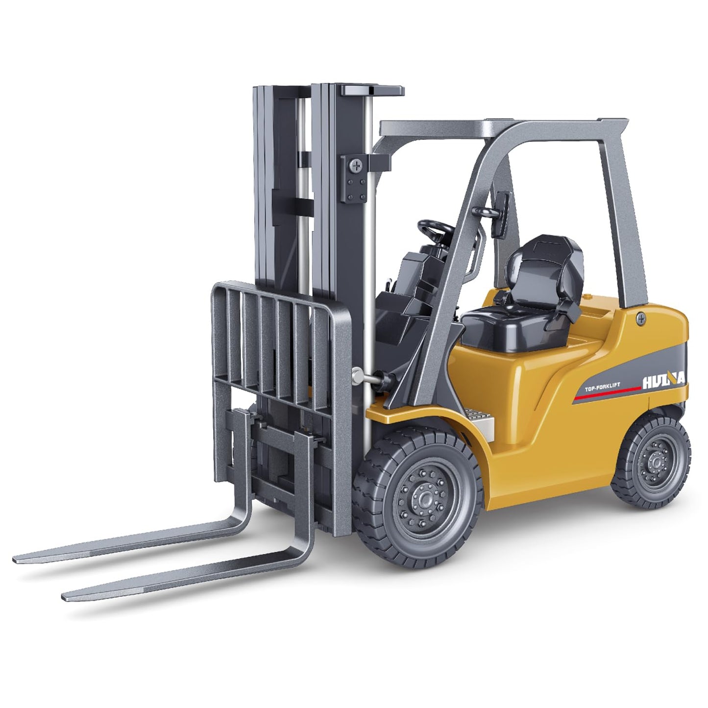 Dollox Die-Cast Forklift Truck Toys 1/50 Scale Metal Engineering Vehicle Fork Truck High Detail Construction Vehicles Model Coll