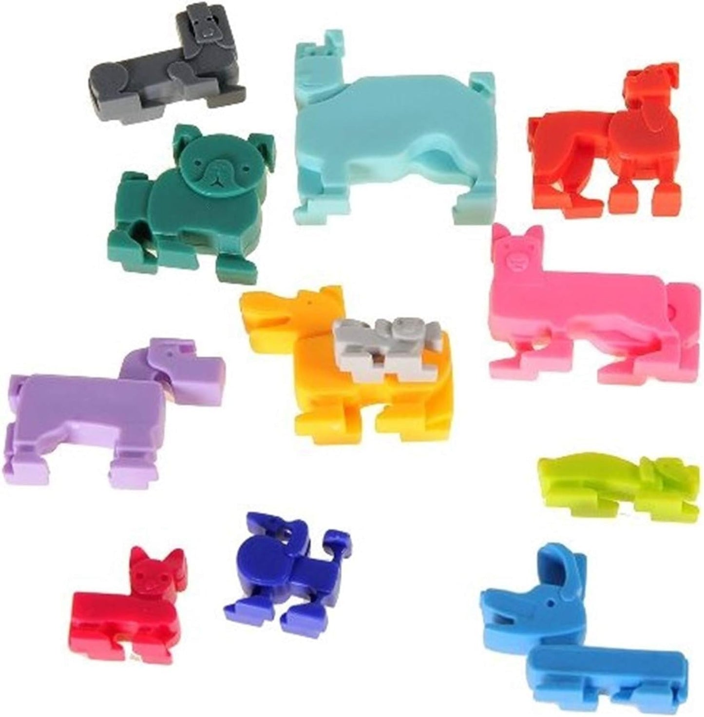 Brainwright Dog Pile Puzzle Game - Multi-colored, 5" - Fun Packing Puzzle for Dogs - Model 8310 - Engaging Family Game