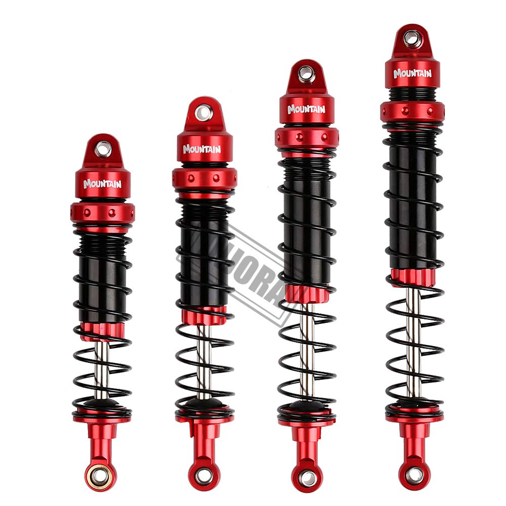 INJORA RC Shock Absorber Set 4pcs RC Dampers for 1/10 RC Crawler Axial SCX10 90046 AXI231017 TRX-4 D90 (100mm)