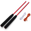Chinese Yoyo Diabolo Sticks - Aluminium Alloy Handsticks For Medium Size 5 With Diabolo String - Red