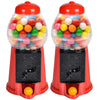 Artcreativity Gumball Machine For Kids, Set Of 2, 6.5 Inch Desktop Bubble Gum Mini Candy Dispenser, Unique Money Saving Coin Bank, Best Gift Or Vintage Office Desk Decoration (Gumballs Not Included)