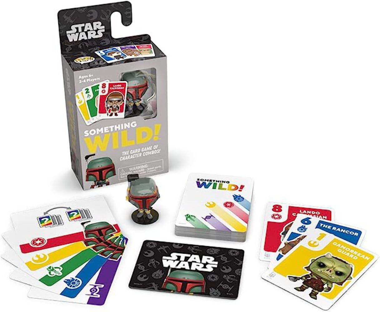 Funko Something Wild! Star Wars With Boba Fett Pocket Pop! Card Game For 2-4 Players Ages 6 And Up