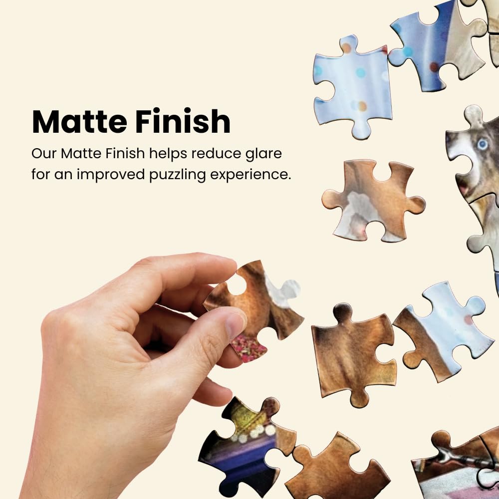 Masterpieces - 1000 Piece Jigsaw Puzzle, Dog Gone Good Day, Funny Animals, Activity For Adults, Family, Kids, Matte Finish, 19.2