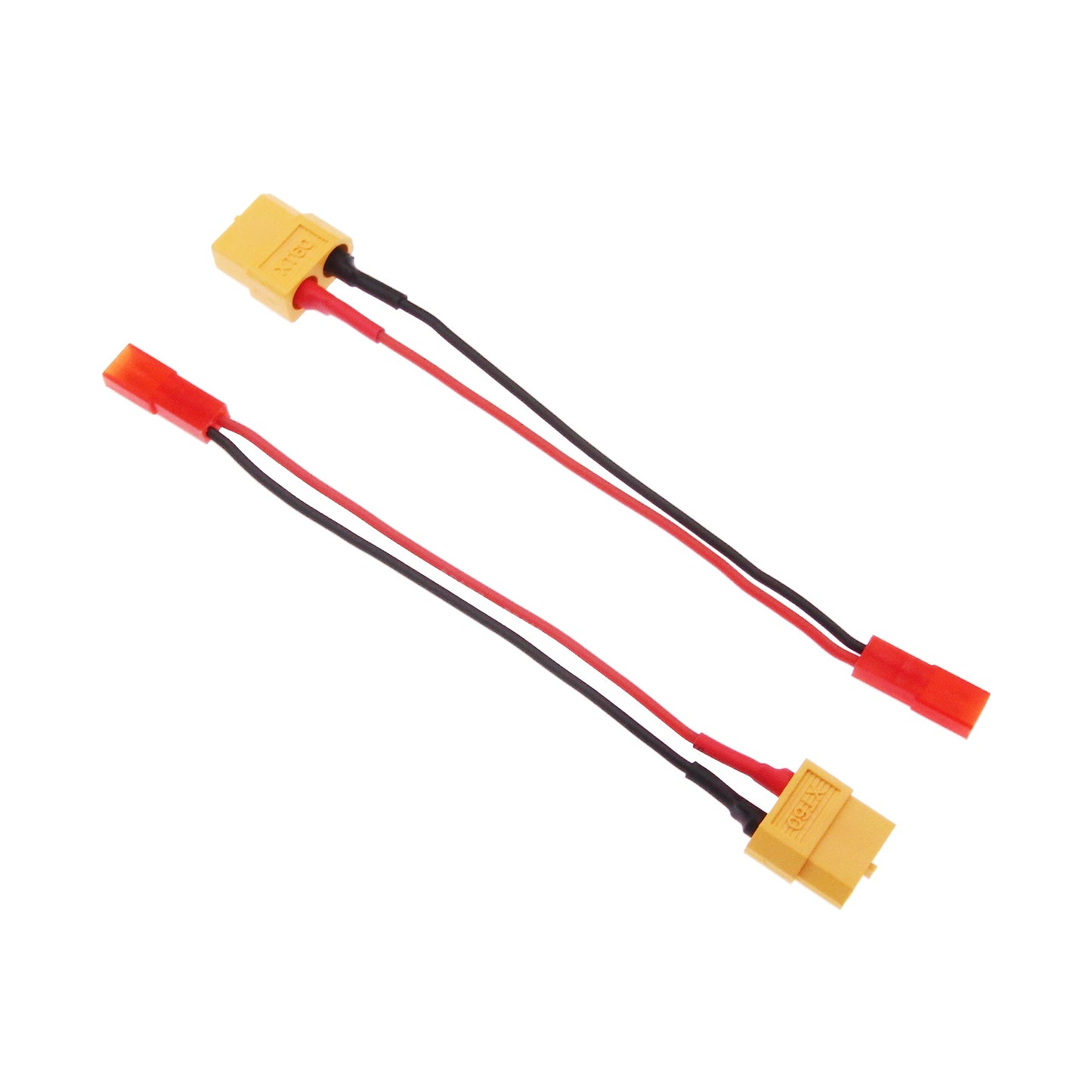 rflaueo 4pcs JST to XT60 Male Female RC Connector Adapter Wire with 20awg 4inch Cable(E86-4)