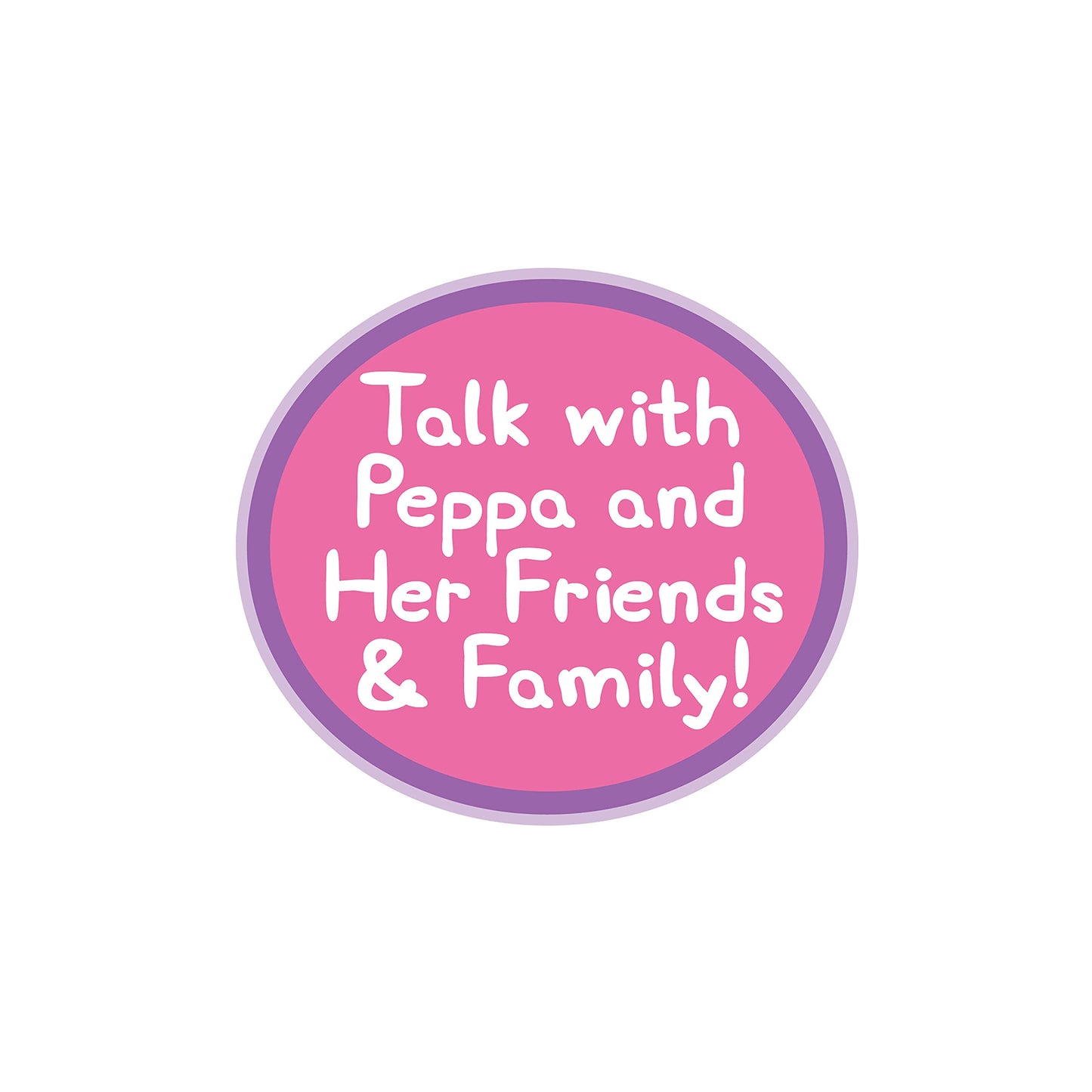 Just Play Peppa Pig Toy Phone - Realistic Sounds & Light Up Buttons, Pink, Model 72524, Kids Toys for Ages 3 Up