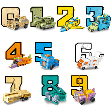 Cyeah Number Robot Math Robot Mathematical Toys For Kids Education 20 Pieces