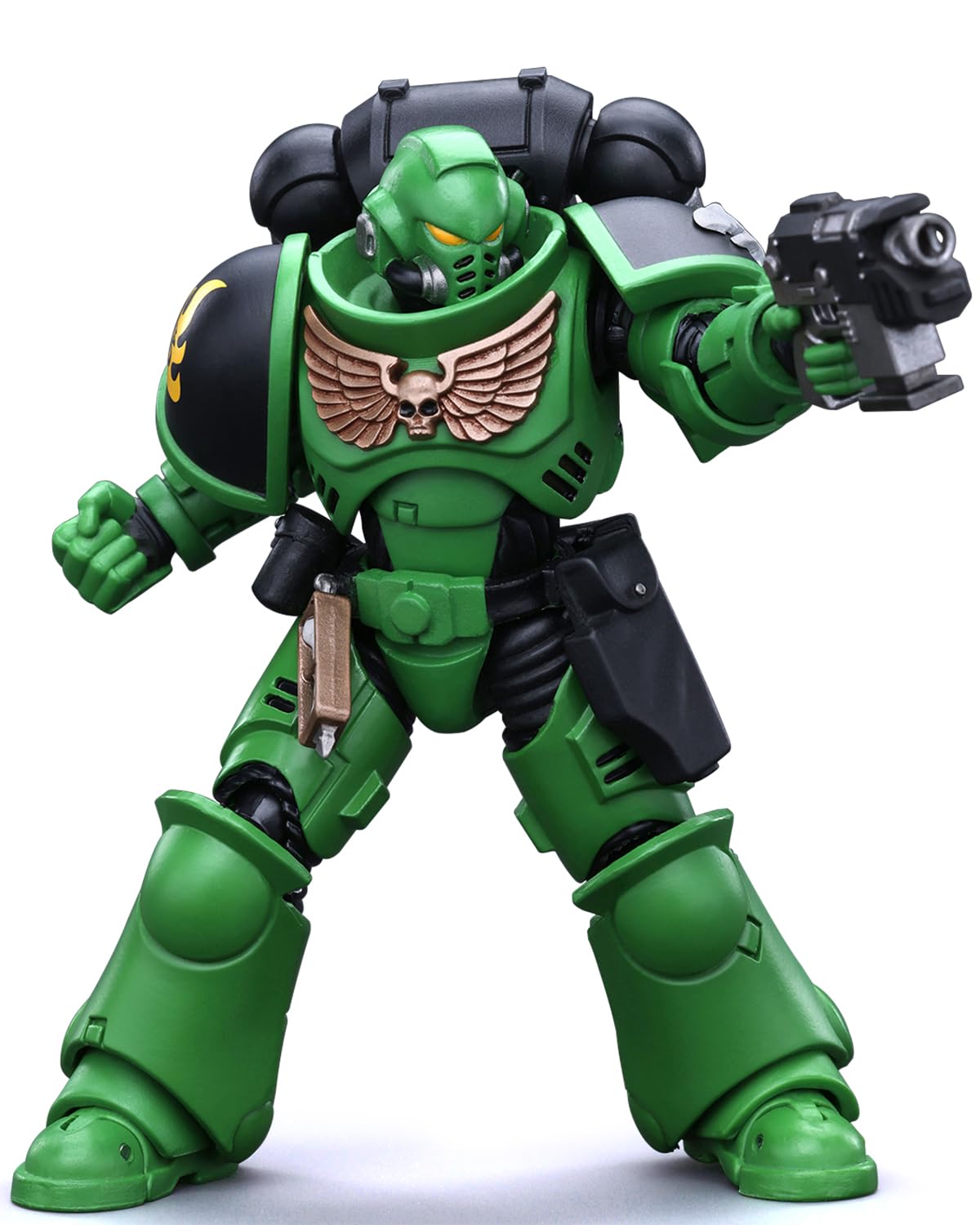 Joytoy Warhammer 40K 1/18 Action Figures - Salamanders Intercessors Brother Haecule Perfect For Collectors & Decor - Ideal Gift