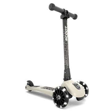 Scoot & Ride Stand-Up Push Scooter For Children Ages 3-6, Highwaykick 3, Lemon