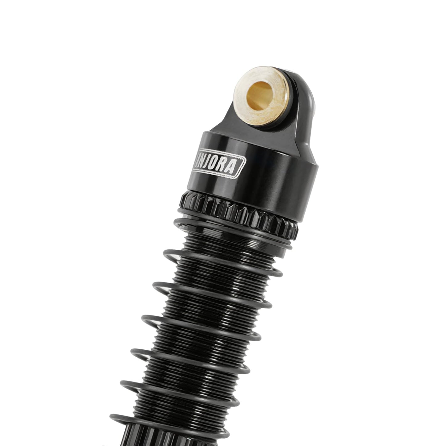 INJORA 59mm Shocks Long Threaded-Brass & Aluminium Shock Absorber Oil Damper for TRX4M TRX4MT 1/18 RC Crawler Upgrade