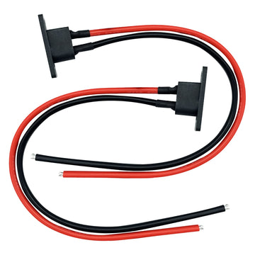 2Pcs Amass Xt90E-M Plug Male Battery Connector Mountable Pigtail Cable, Xt90 Panel Mount Connector With 30Cm Cable For Rc Lipo B