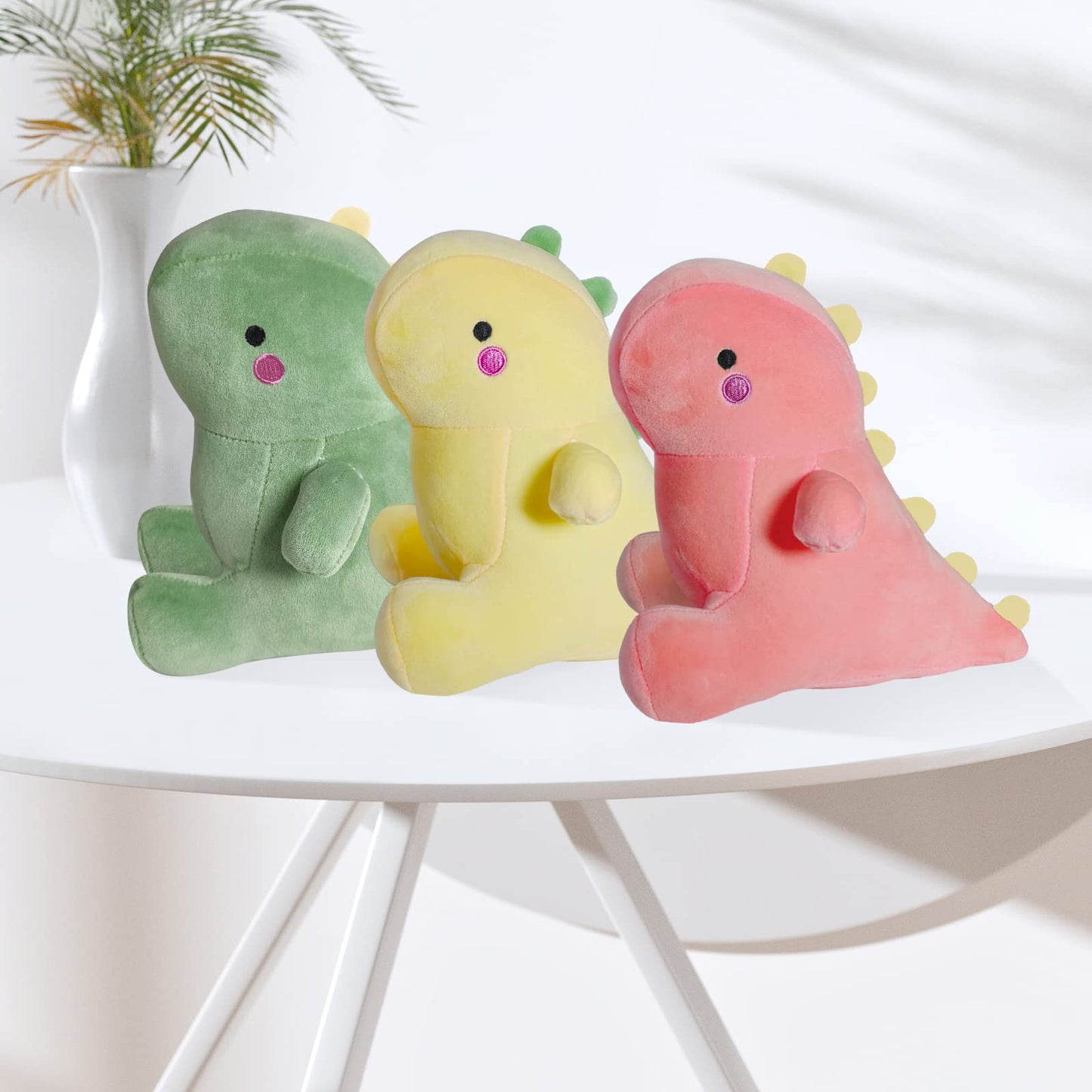Henxing 8In Dinosaur Plush Toys, Cute Stuffed Animal Toy, Soft Dinosaurs Plush Doll Gifts For Boys Girls Adults Christmas Birthd