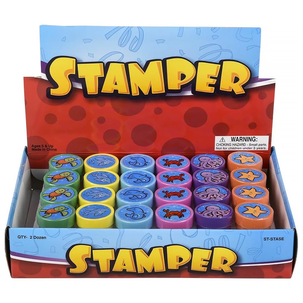 Rhode Island Novelty 1.38 SEA LIFE STAMPERS