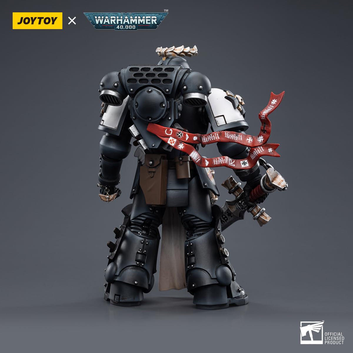 malt-inspiredISE JOYTOY 1/18 Action Figures - Warhammer 40 000 Black Templars The Emperors Champion Rolantus - 5 Classic Character Collectible Age 15 and Above