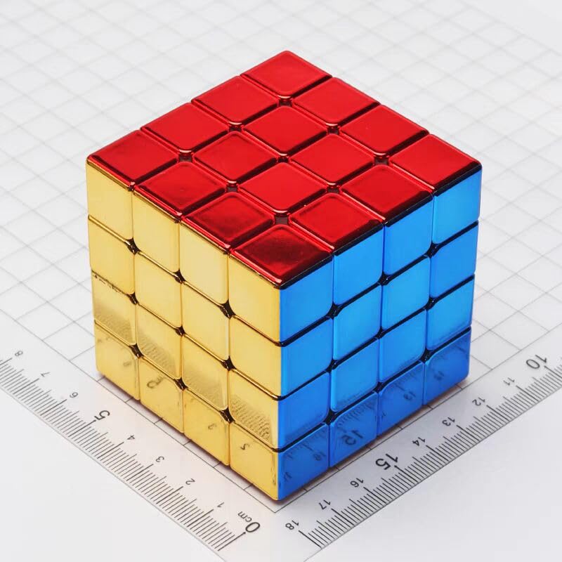 Cuberspeed Shengshou Legend 4X4 Metallic Speed Cube Metallic 4X4X4 Magic Cube Puzzle