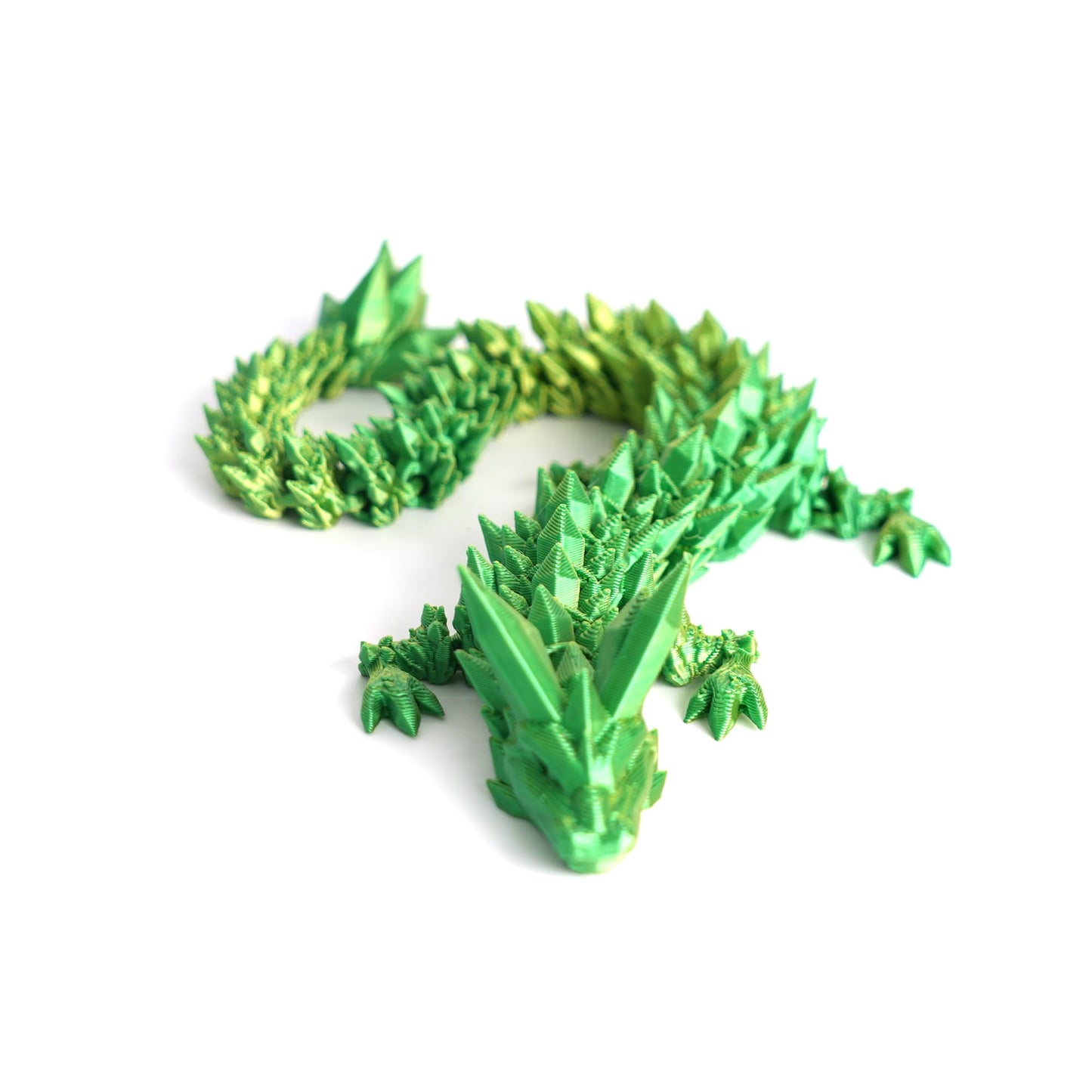 Flavery Dragon Egg - 3D Printed Egg With Flexible Pearly Sheen Dragon Inside, 3D Printed Surprise Gift, Articulated Dragon Egg F