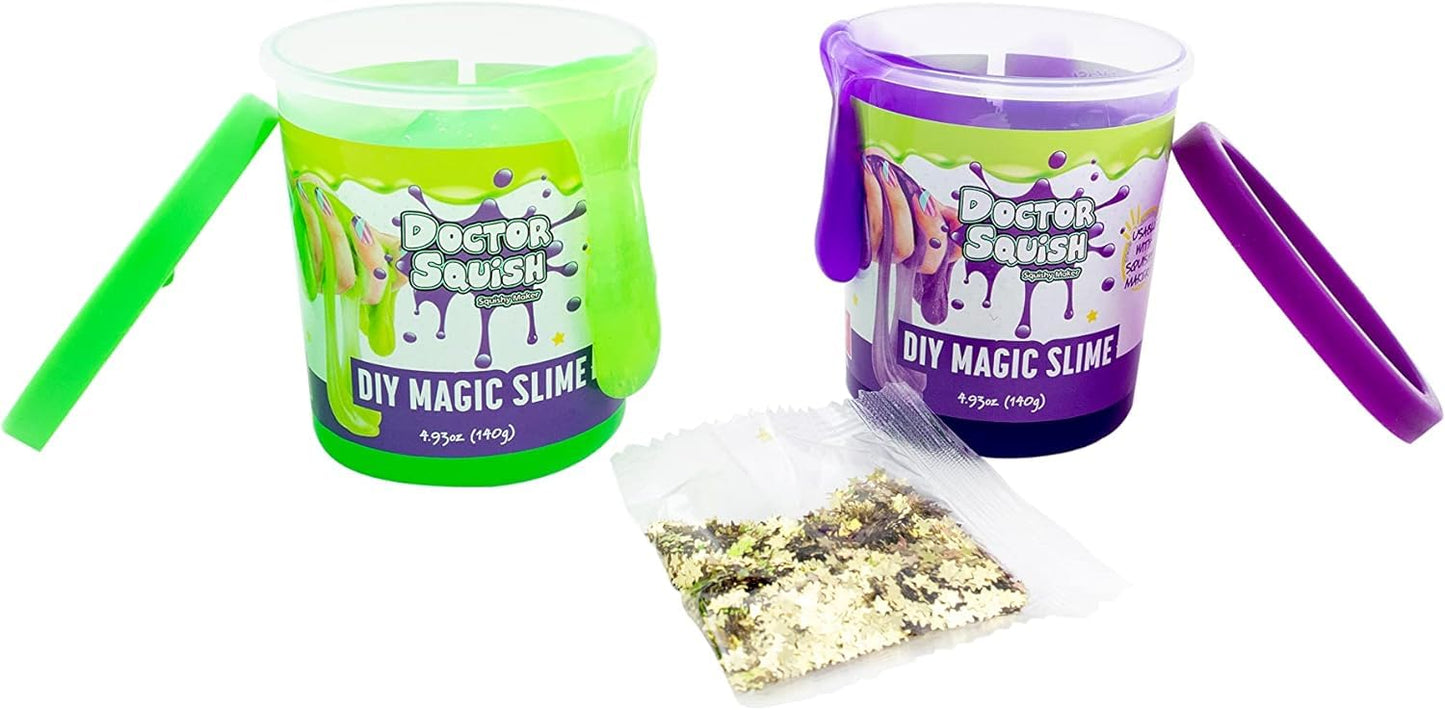 Doctor Squish Diy Magic Slime Set - Green And Purple - 1 Ct (Pack Of 1)