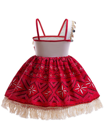 Xefenki 2024 New Princess Costume for Girls Toddler Deluxe Lace Tutu Dress With Necklace and Hairpin