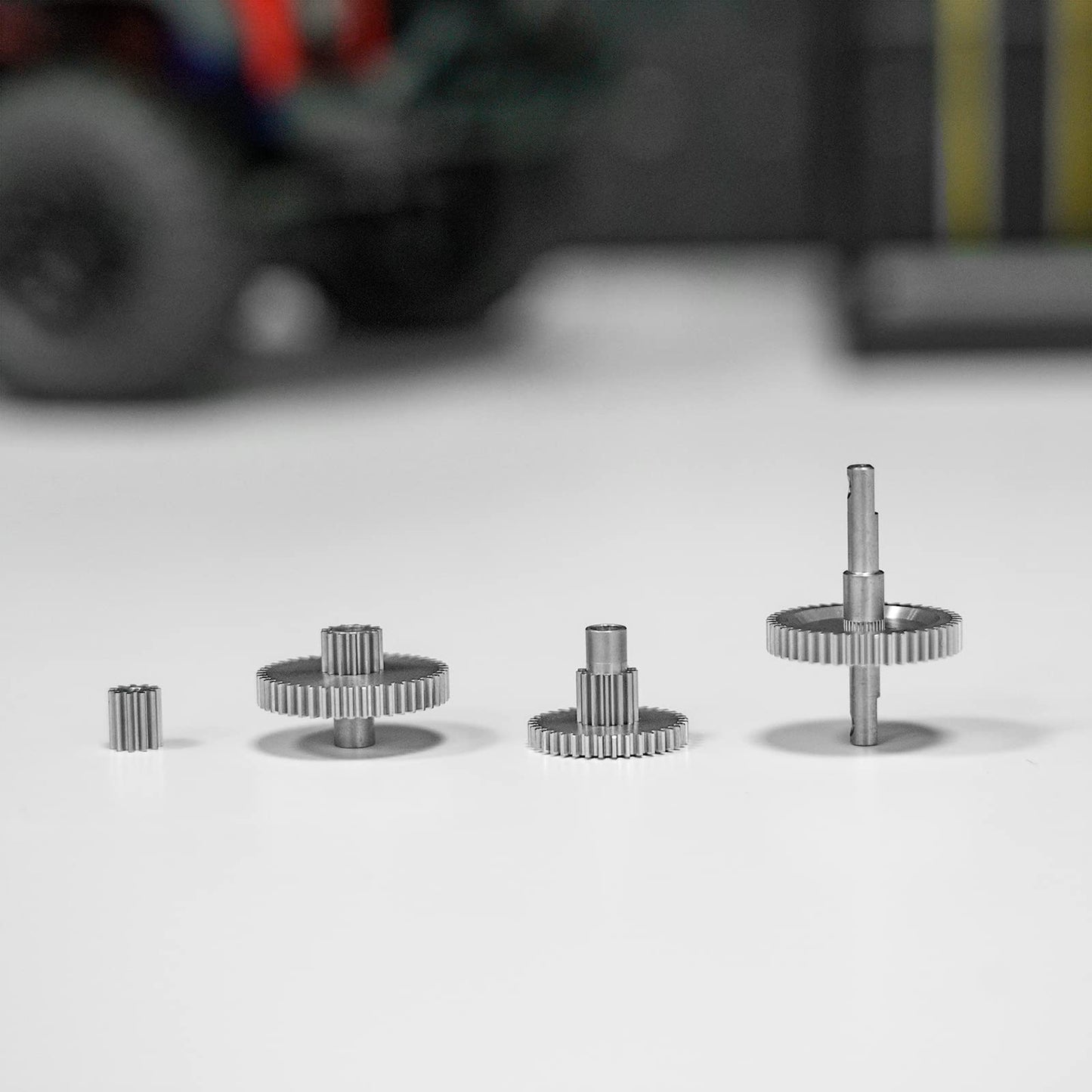 INJORA 15g Stainless Steel 40.3:1 Low Range Transmission Gear Set for TRX4M 1/18 RC Crawler Car Upgrade