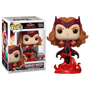 Funko In Stock: Pop! Marvel: Doctor Strange In The Multiverse Of Madness - Scarlet Witch Floating (Special Edition Exclusive), Multicolor