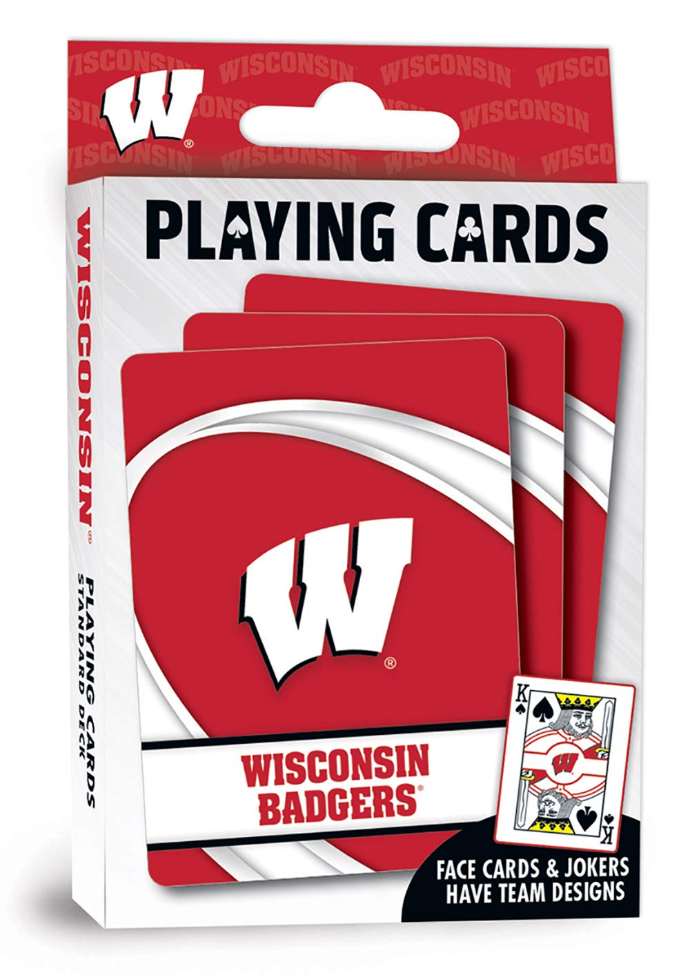 Wisconsin Badgers Playing Cards Logo