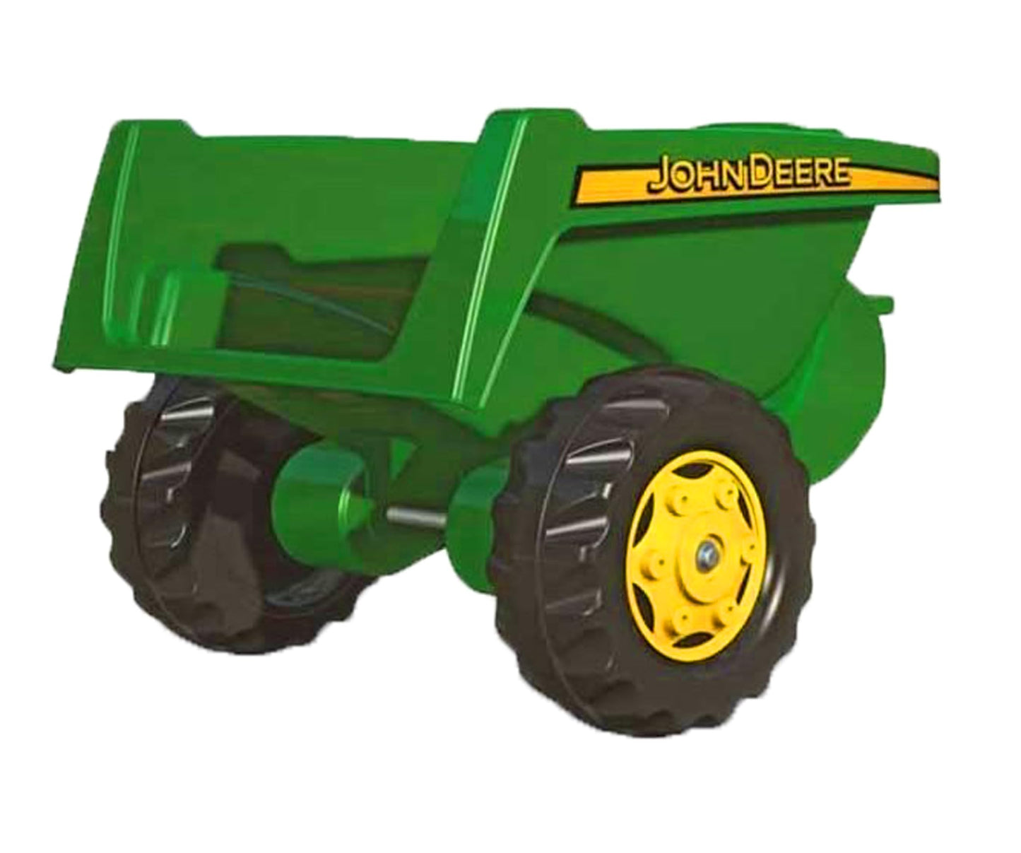 Rolly Toys John Deere Tipper Trailer With Rear Tipping For Pedal Tractor, Youth Ages 3+