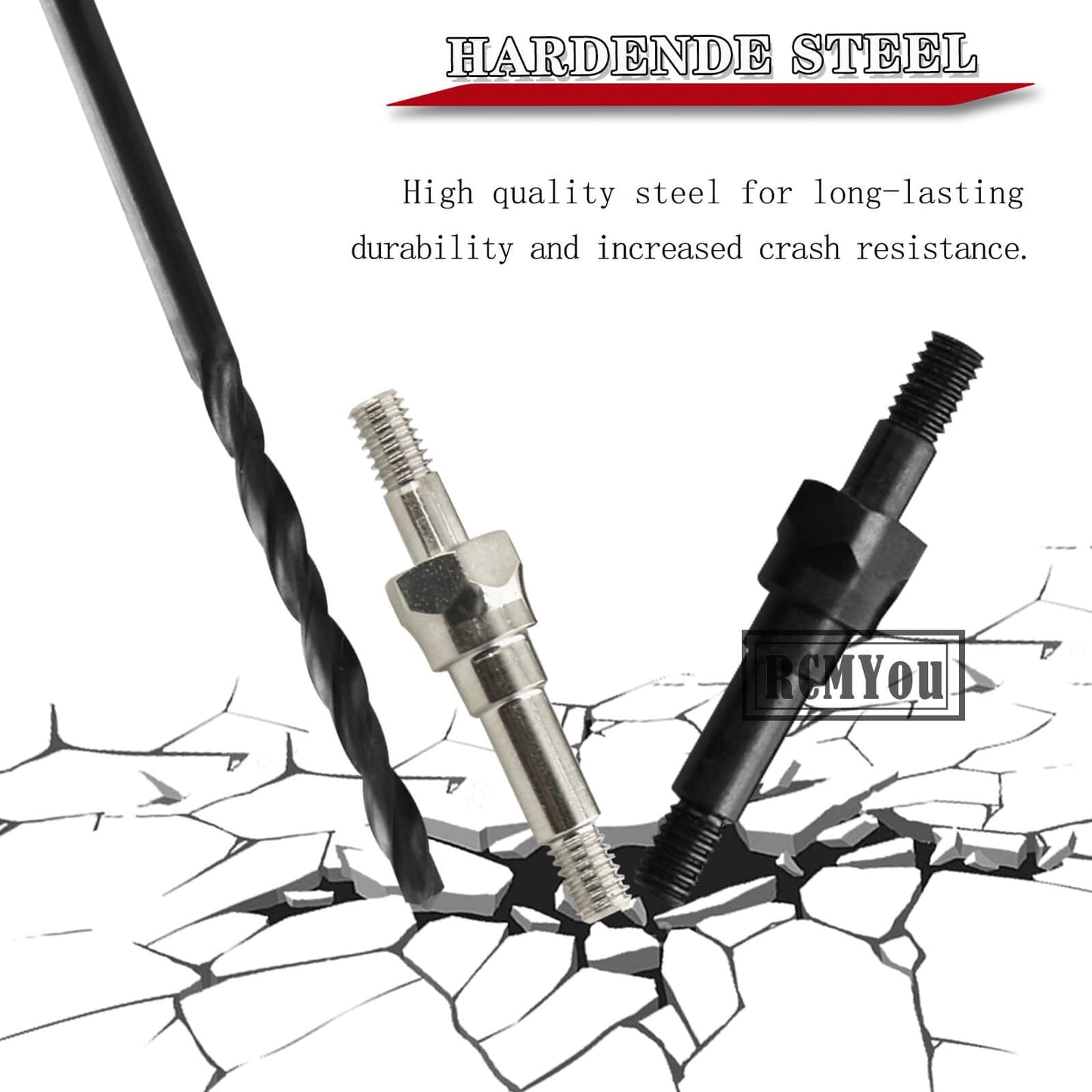 RCMYou Shock Standoff Upgrades Part for 1/8 1/7 Arrma 6S BLX 4WD Typhon Kraton Outcast Mojave Notorious Infraction Felony Talion