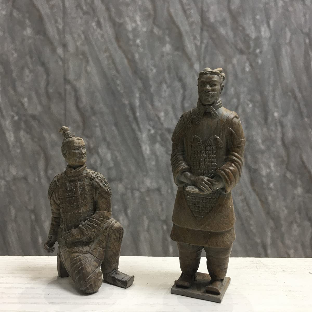Artgenius Collectibles Terracotta Warriors Figurine Handmade Terracotta Warriors Statue Magnet Gift (4.4In)