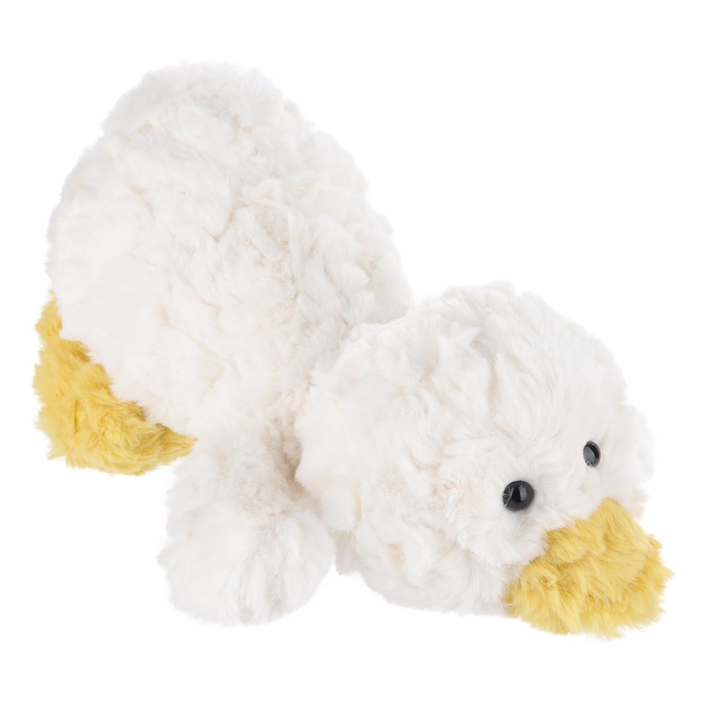 Apricot Lamb Toys Plush Yellow Lying Duck Stuffed Animal Soft Cuddly Perfect For Kids 11 Inches