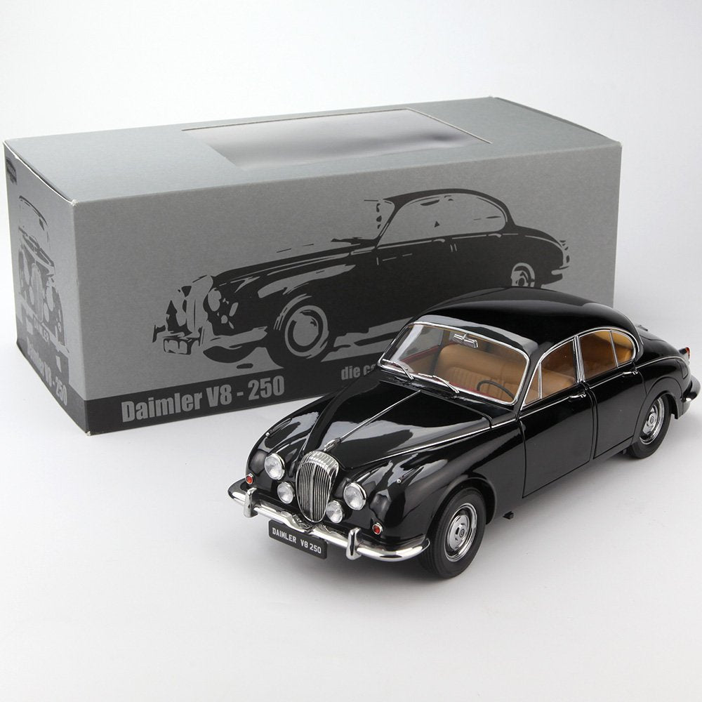 KOKUSAI BOEKI Paragon 1/18 Model PA-98311R Daimler 250 V8 1967 Black RHD - Large Plastic Collectible