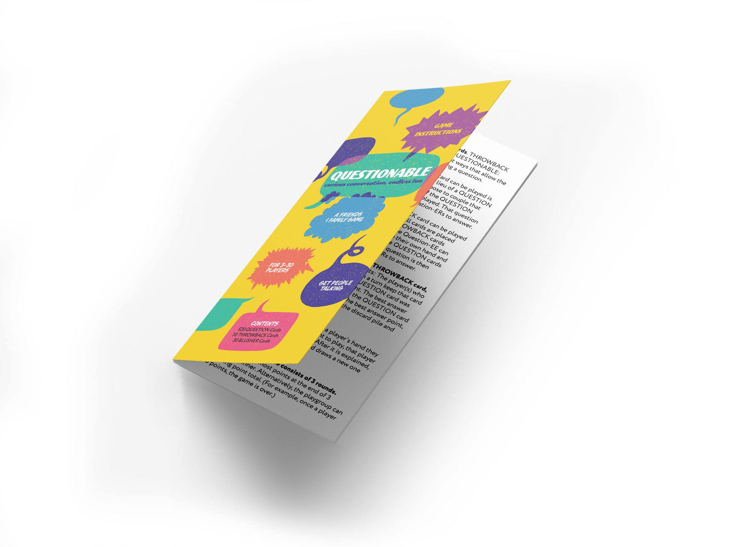 Questionable 2 - The Best Icebreaker Card Game To Get Adults Talking - Card Game For Families' Weekly Game Night (First Edition)