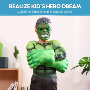 Neexan Super Hero Toys Gloves Suitable For Super Hero Birthday Party Soft Plush Kids Super Hero Hands 1 Pair For Boys, Girls, To
