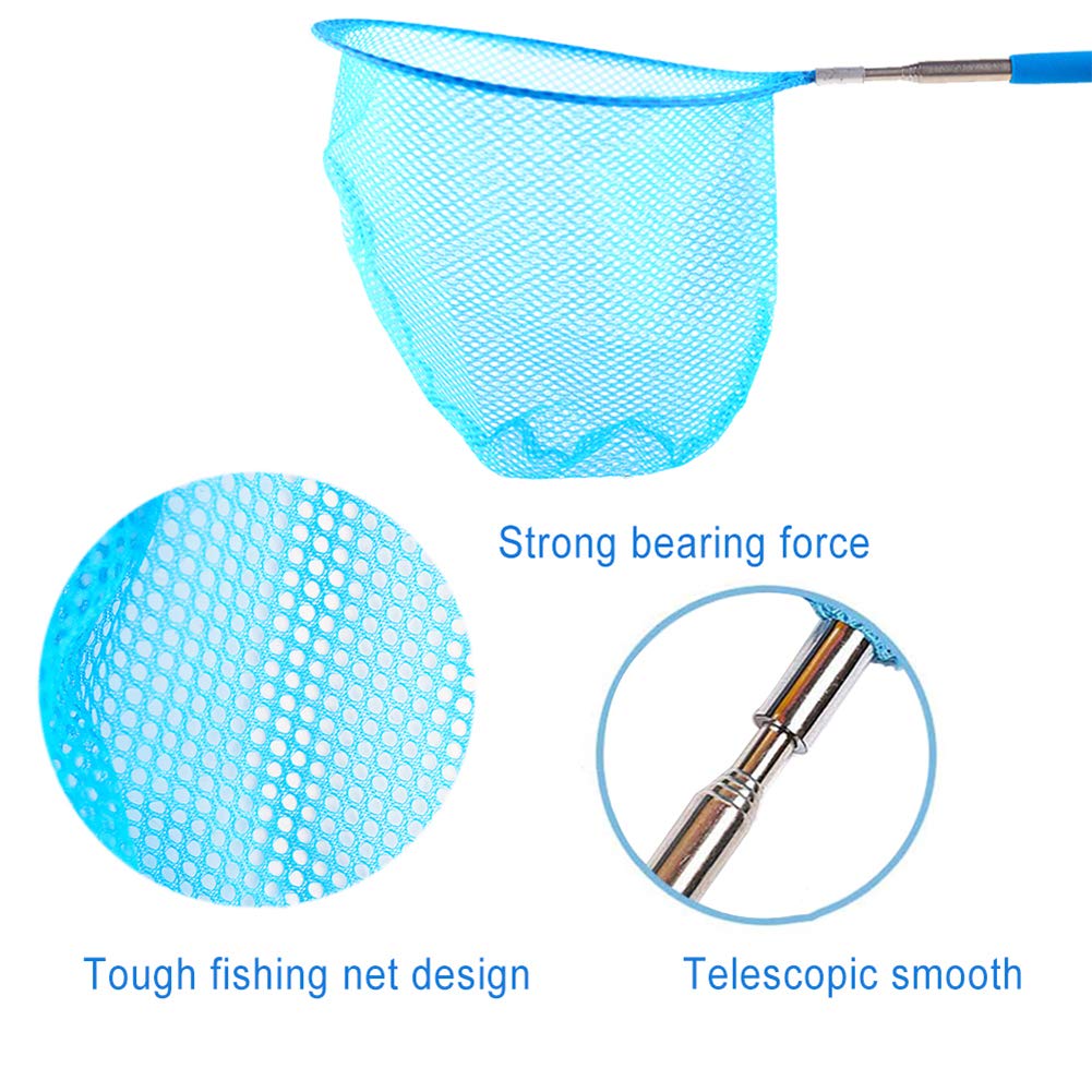 Shindel Telescopic Butterfly Fishing Nets, 6 Pack Insect Catching Nets Butterfly Net Bug Nets For Kids, Extendable From 6.5 Inch To 34 Inch