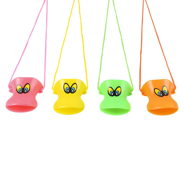 Multicolor Duck Call Whistles - One Dozen (12)