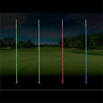 LED 78 Inch White Flag Stick