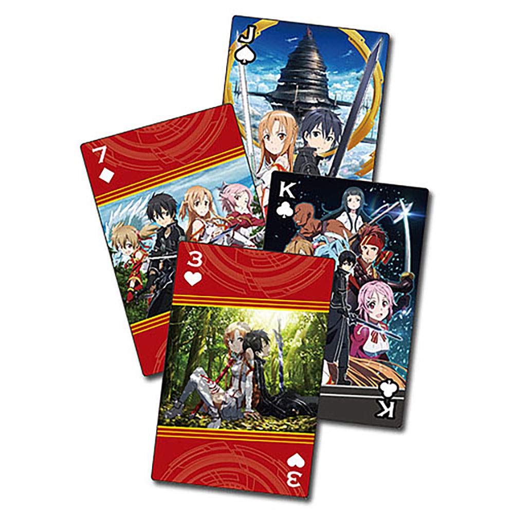 Great Eastern Entertainment decorative replica blade Art Online - Group Playing Cards