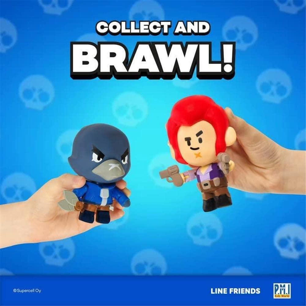 P.M.I. Brawl Stars Action Figure | Colt Figure | 4.5-Inch-Tall Collectibles | Brawl Stars Toy Figurine| Ofically Licensed Toys, Supercell, Gift For Video Gamer - Articulated Figure